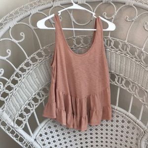 Pink baby doll tank